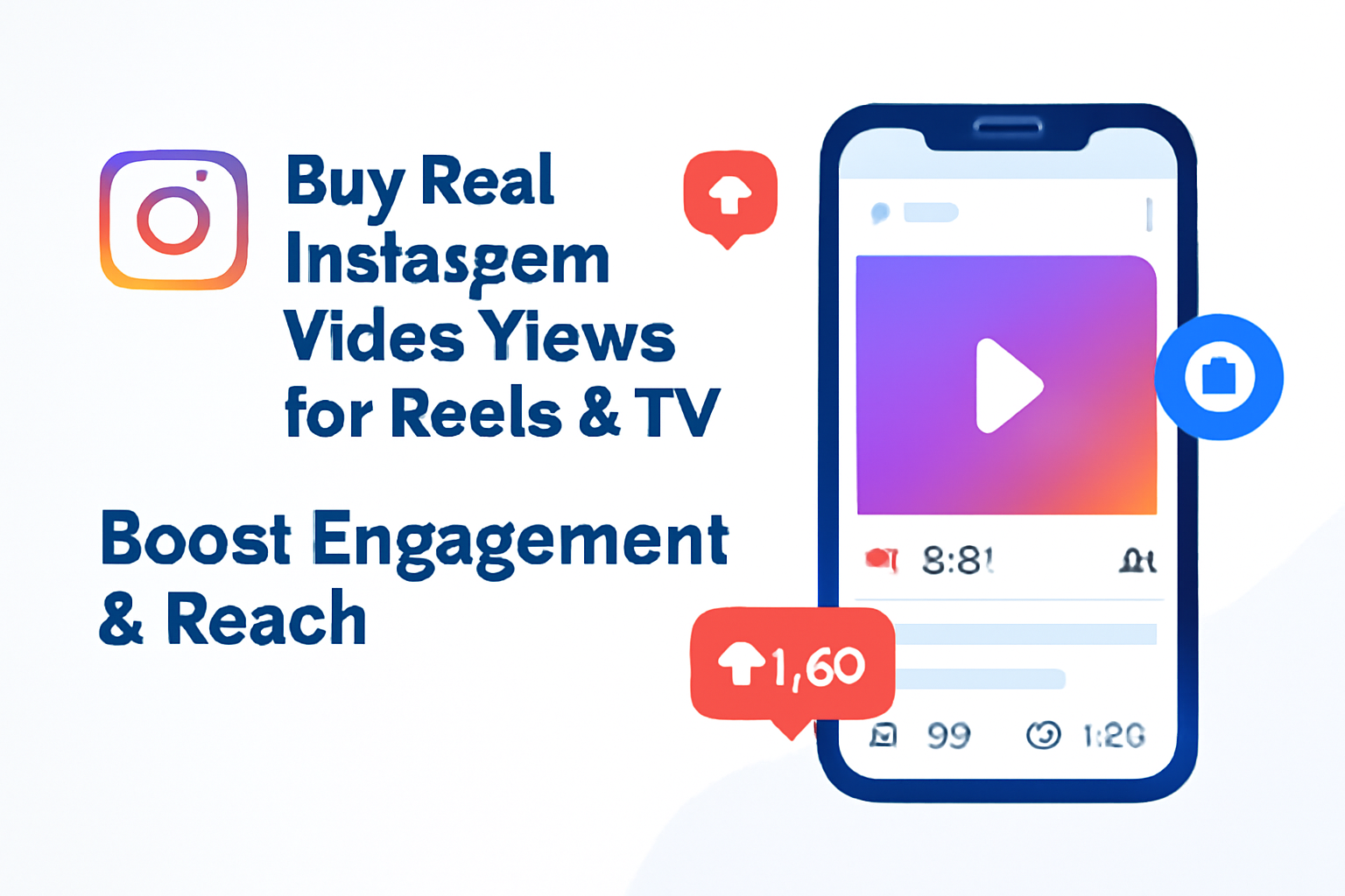 Buy Real Instagram Video Views for Reels & TV